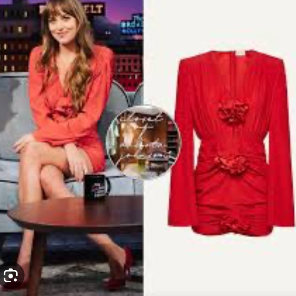 FINAL SALE - Red Magda Burtrym Style dress